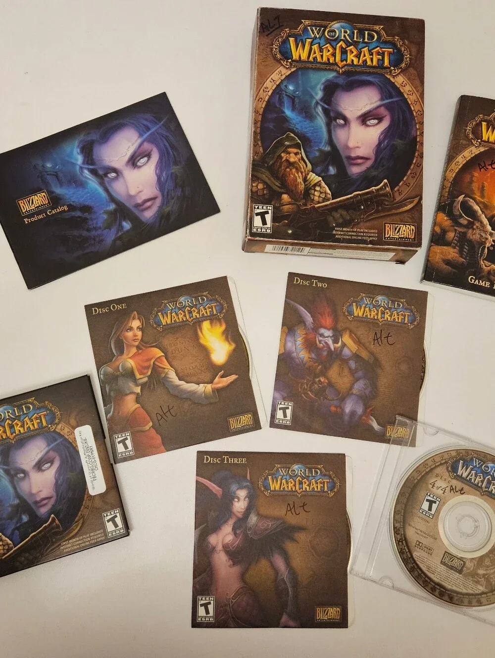 World of Warcraft PC Game Box Fantasy Artwork Original Big Box Edition Complete